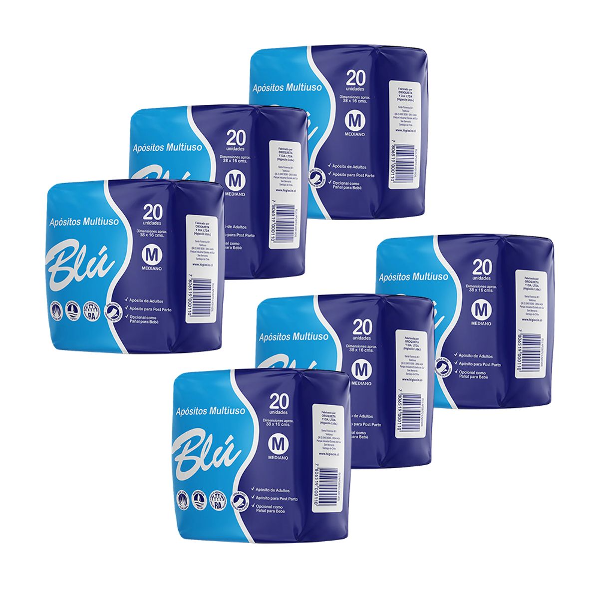 BLU - Apósitos X120 Unidades