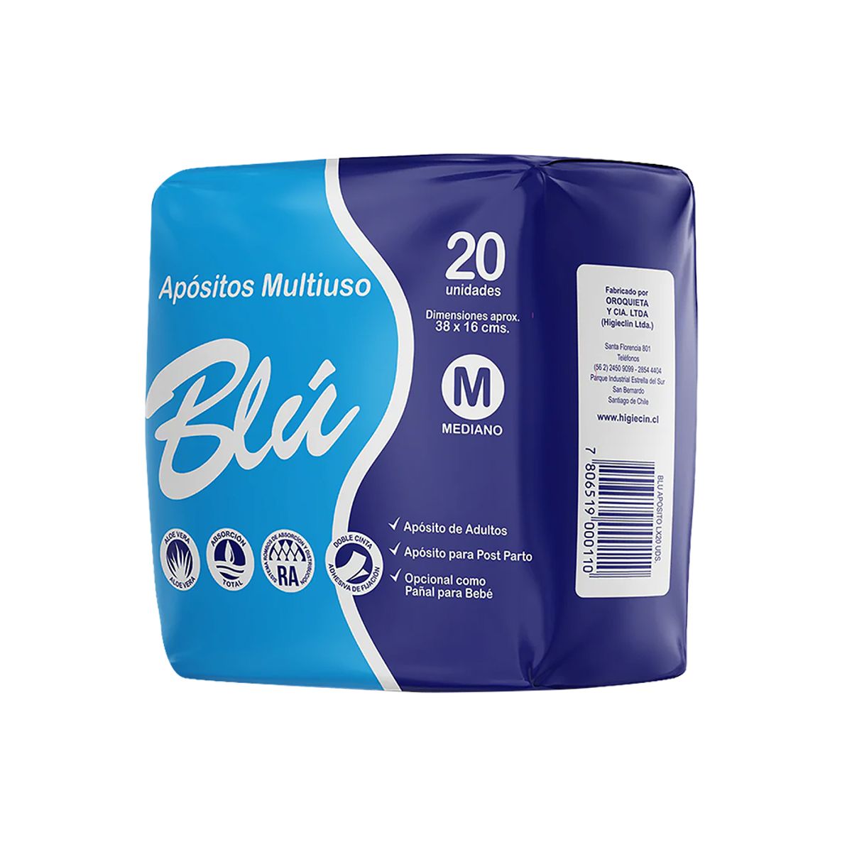 BLU - Apósitos X120 Unidades