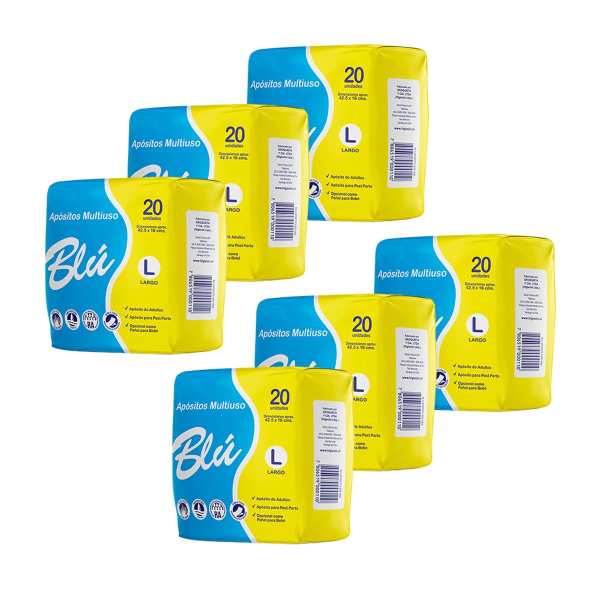 BLU - Apósitos X120 Unidades