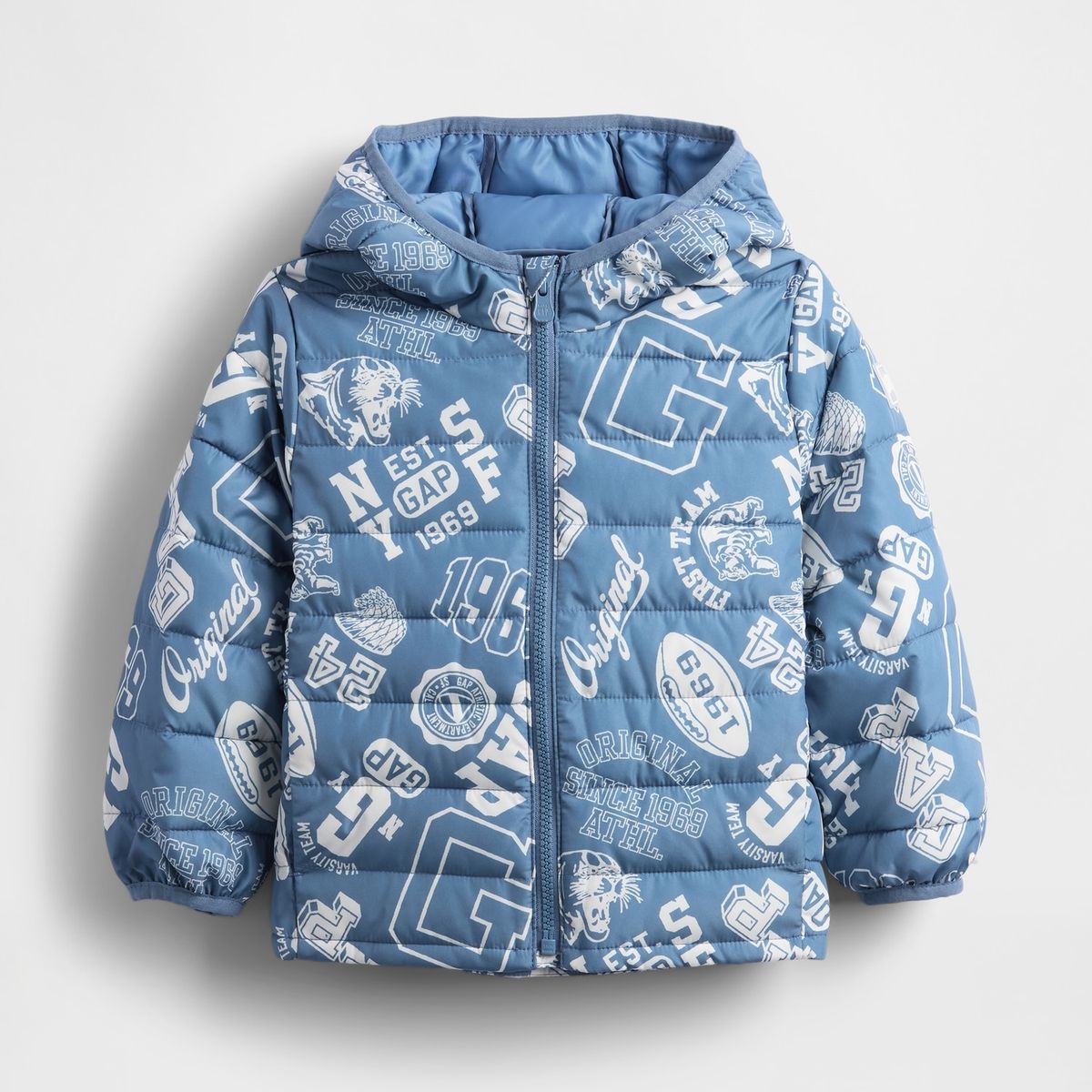 GAP - Chaqueta Toddler Niño Puffer Azul Gap