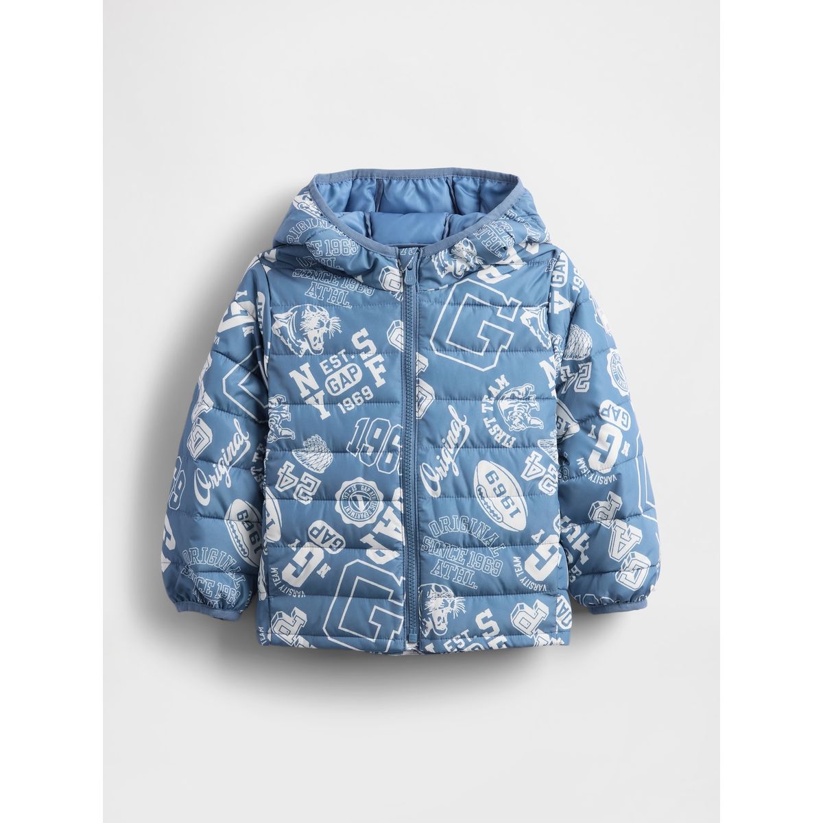 GAP - Chaqueta Toddler Niño Puffer Azul Gap