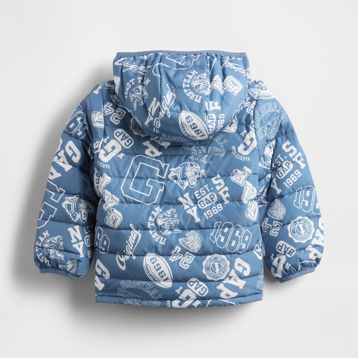 GAP - Chaqueta Toddler Niño Puffer Azul Gap
