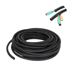 GENERICO - ROLLO DE TUBO CORRUGADO PVC 7MM 50M P INSTALACION PARA CABLES DE AUTO