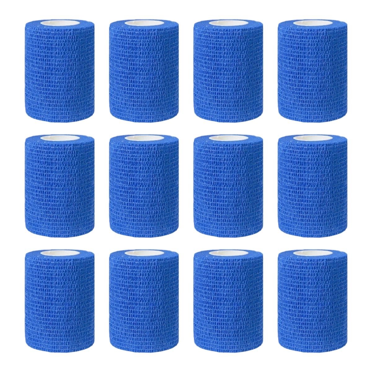ATURE - Pack 12 De Vendas Coban Para Deportivas 7.5 Cm X 4.5 Mts Azul