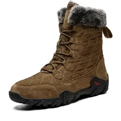 DANWEILE - Botas de nieve unisex ultra cálidas para exteriores Marrón