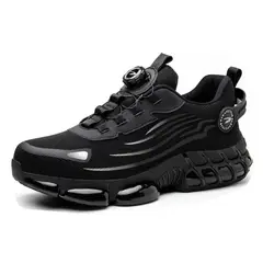 DANWEILE - Zapatos de seguridad para Unisexo Negro