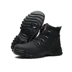 DANWEILE - Botas de seguridad para el trabajo para Unisexo Negro