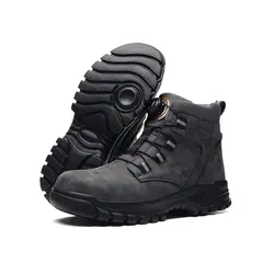 DANWEILE - Botas de seguridad para el trabajo para Unisexo Gris