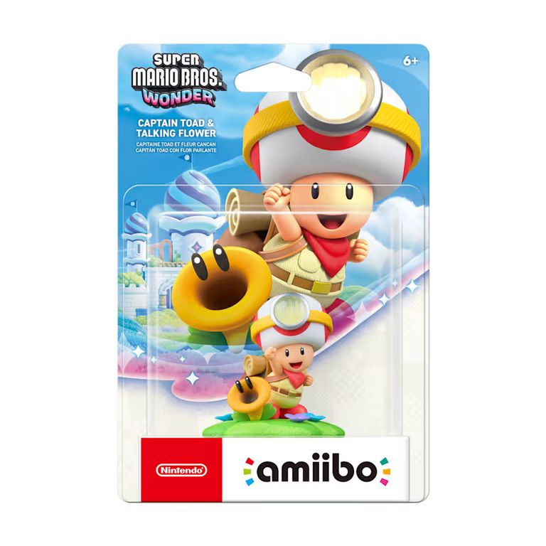 NINTENDO Amiibo Super Mario Bros Wonder - Captain Toad & Talking Flower