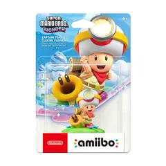 NINTENDO - Amiibo Super Mario Bros Wonder - Captain Toad & Talking Flower