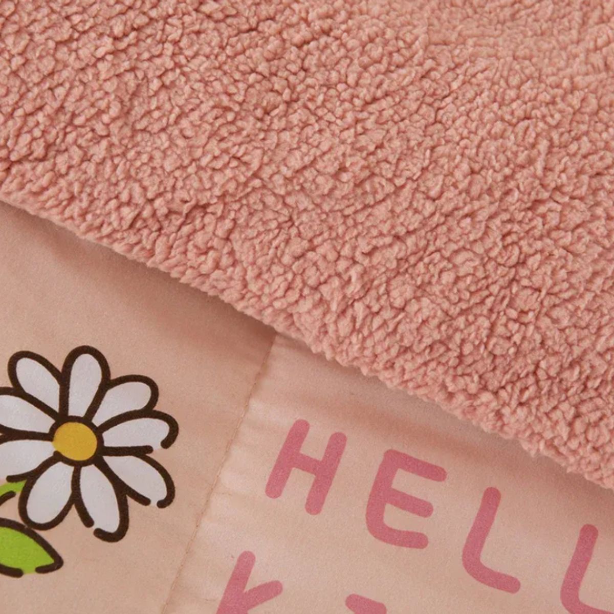 MASHINI - Plumon Sherpa Infantil Apto 1 Plz Y 1.5 Plz Sanrio Hello Kitty