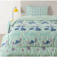 MASHINI - Plumon Sherpa Infantil Apto 1 Plz Y 1.5 Plz Stitch