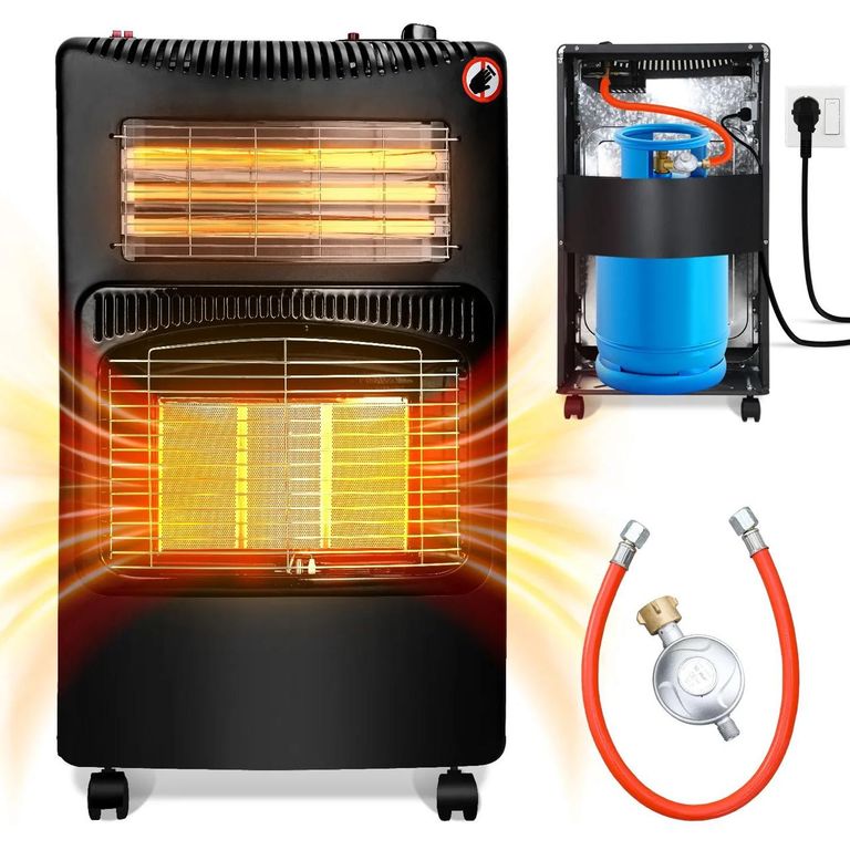 Estufa A Gas - Eléctrica Hibrida 5 Y 11 Kg
