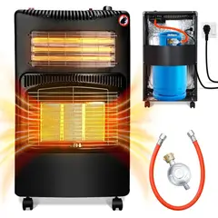 SINDELEN - Estufa A Gas - Eléctrica Hibrida 5 Y 11 Kg