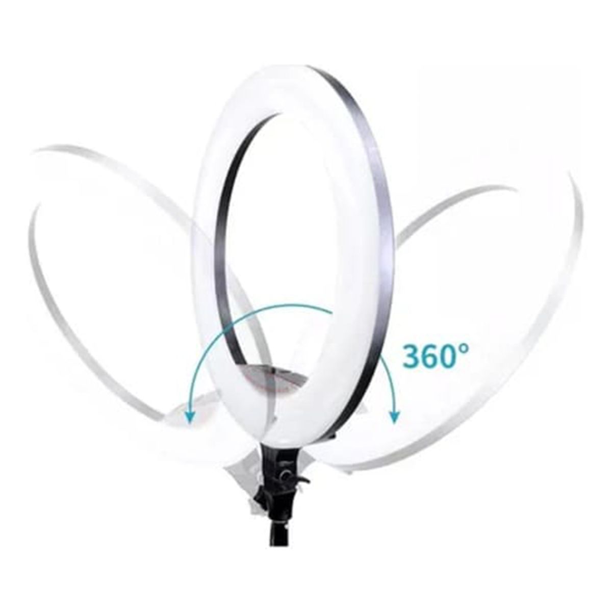 MALIK - Aro de Luz 45 cm LJJ-45 con Trípode Profesional