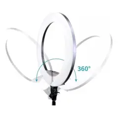 MALIK - Aro de Luz 45 cm LJJ-45 con Trípode Profesional