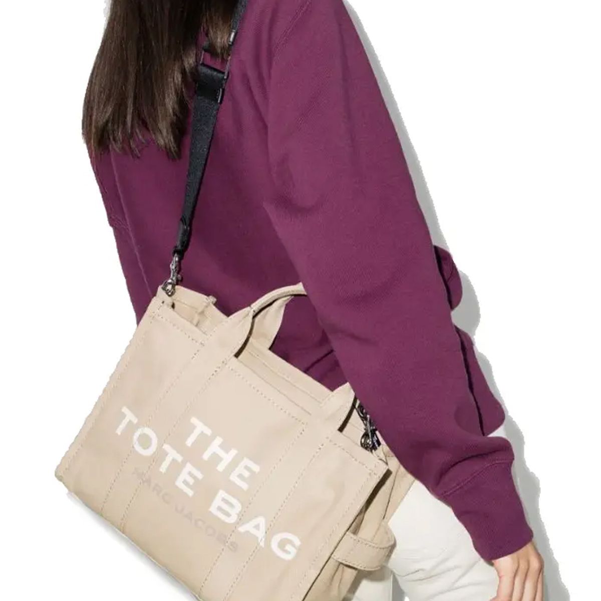 MARC JACOBS - BOLSO BANDOLERA MUJER THE TOTE BAG BLANCO ROTO