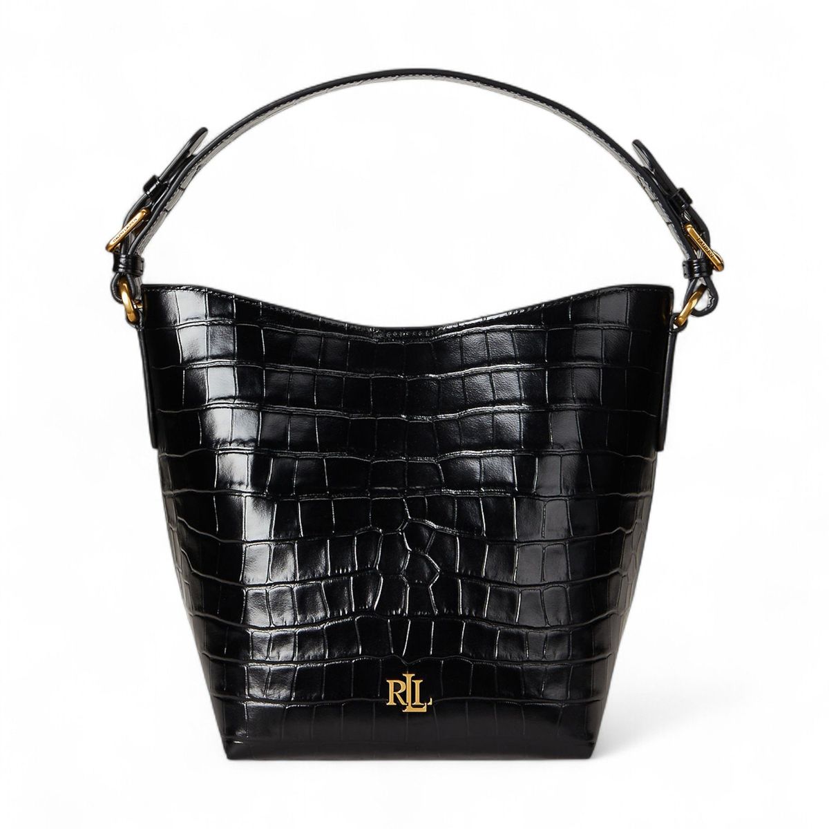 RALPH LAUREN - BOLSO HOMBRO MUJER LAUREN NEGRO