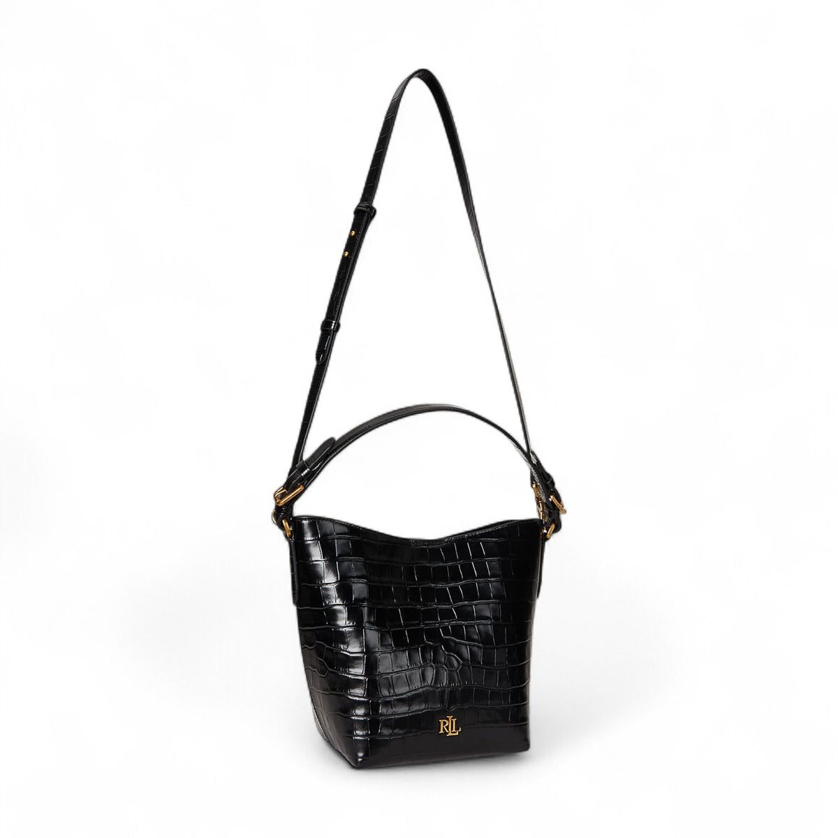 RALPH LAUREN - BOLSO HOMBRO MUJER LAUREN NEGRO