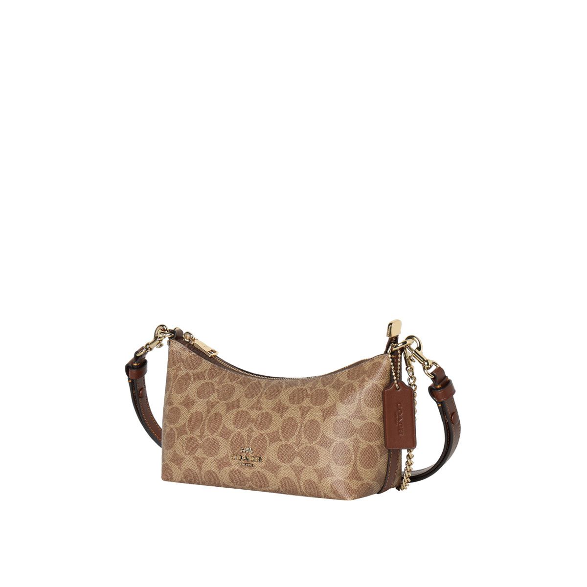 COACH - BOLSO HOMBRO MUJER CAITLIN MARRÓN MORO