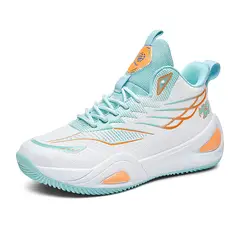 DANWEILE - Zapatillas de baloncesto deportivas informales para Unisexo - Beige