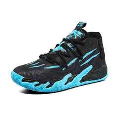 DANWEILE - Zapatillas deportivas de baloncesto para Unisexo básquetbol Negro