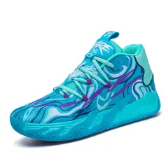 DANWEILE - Zapatillas deportivas de baloncesto para Unisexo básquetbol Negro