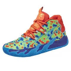 DANWEILE - Zapatillas deportivas de baloncesto para Unisexo básquetbol Negro