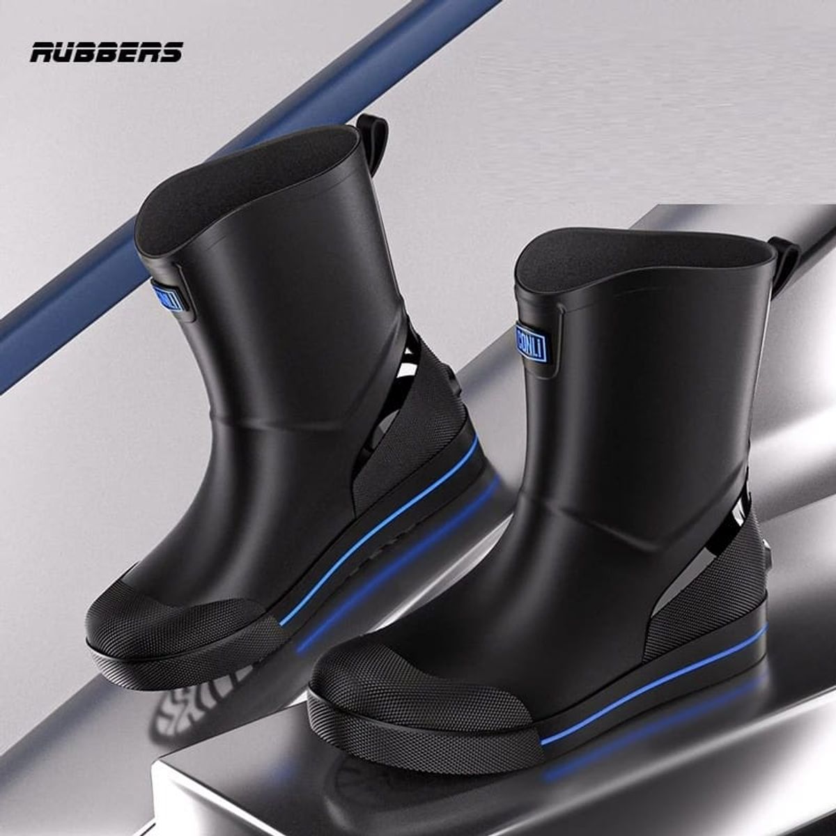 OMAS - Botas Impermeables Para La Lluvia Hombres