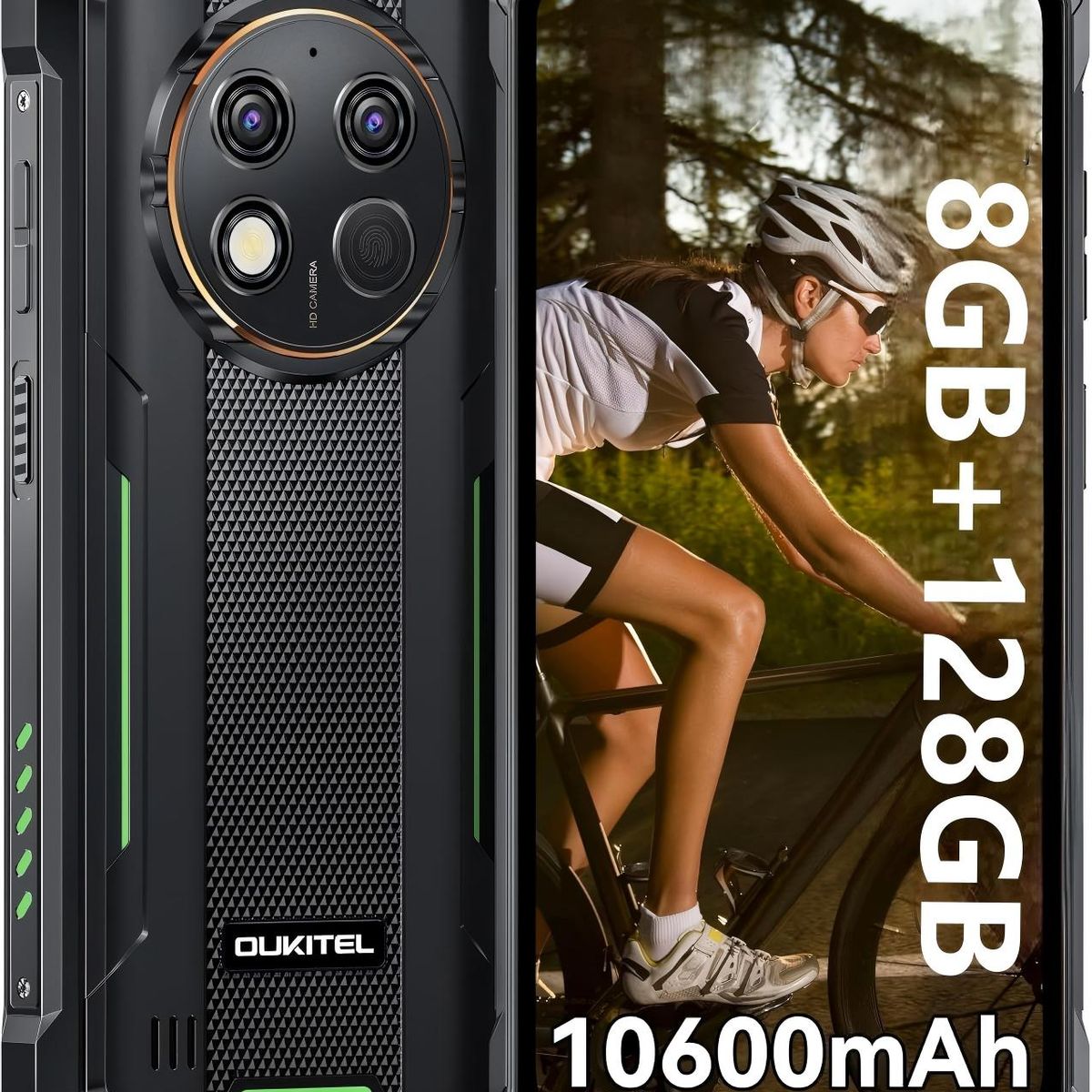 OUKITEL - Oukitel G1S Celular 8GB+128GB 10600mAh 13MP Android 15 Smartphone