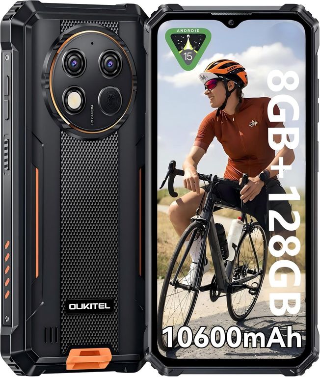 G1S Celular 8GB+128GB 10600mAh 13MP Android 15 Smartphone