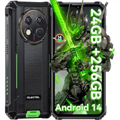 OUKITEL - G1 Celular 24GB+256GB 10600mAh 48MP Android 15 Smartphone