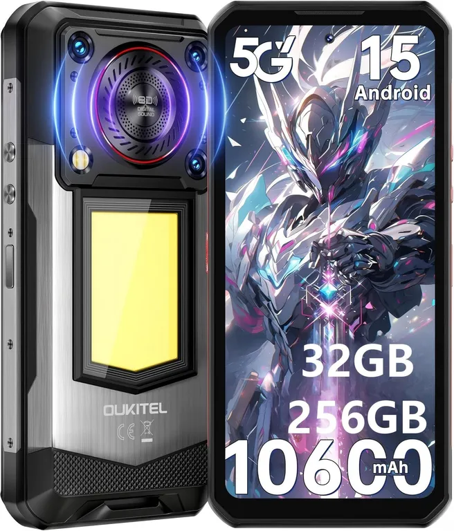 OUKITEL WP56 5G Celular 32GB+256GB 108MP Android 15 Smartphone