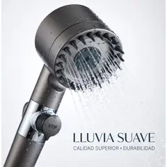 MOVI - Cabezal De Ducha Alta Presion 4 En 1 con manguera