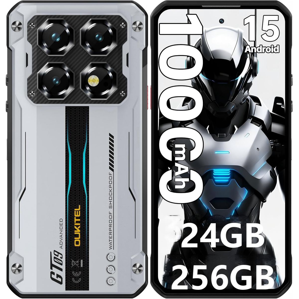 OUKITEL - OUKITEL WP60 5G Celular 24GB+256GB 108MP Android 15