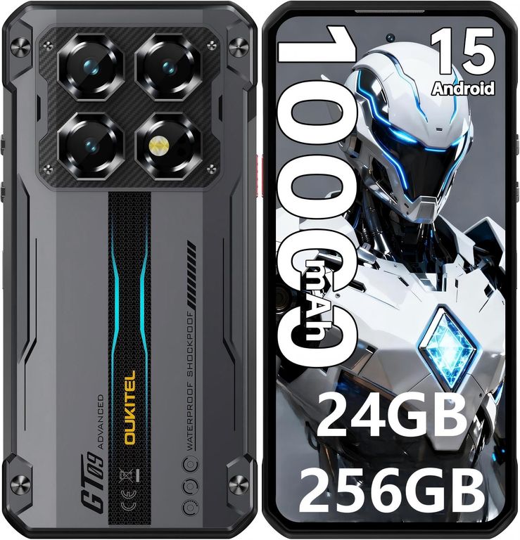 OUKITEL WP60 5G Celular 24GB+256GB 108MP Android 15