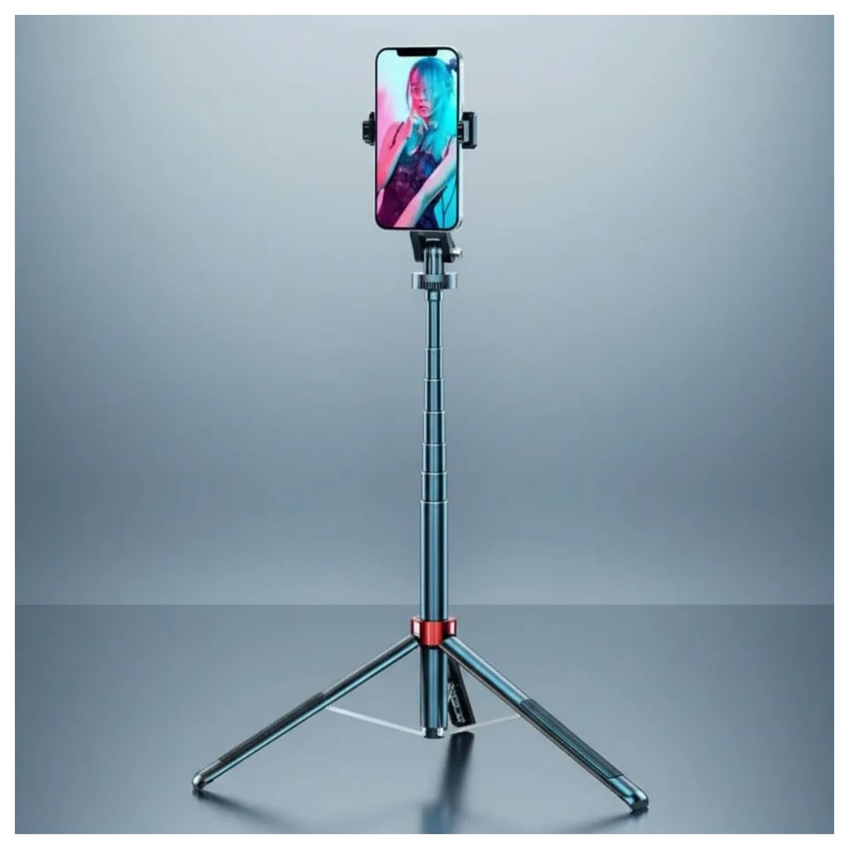 MALIK - Bastón Selfie Q185 Trípode 1.8 m para Celular