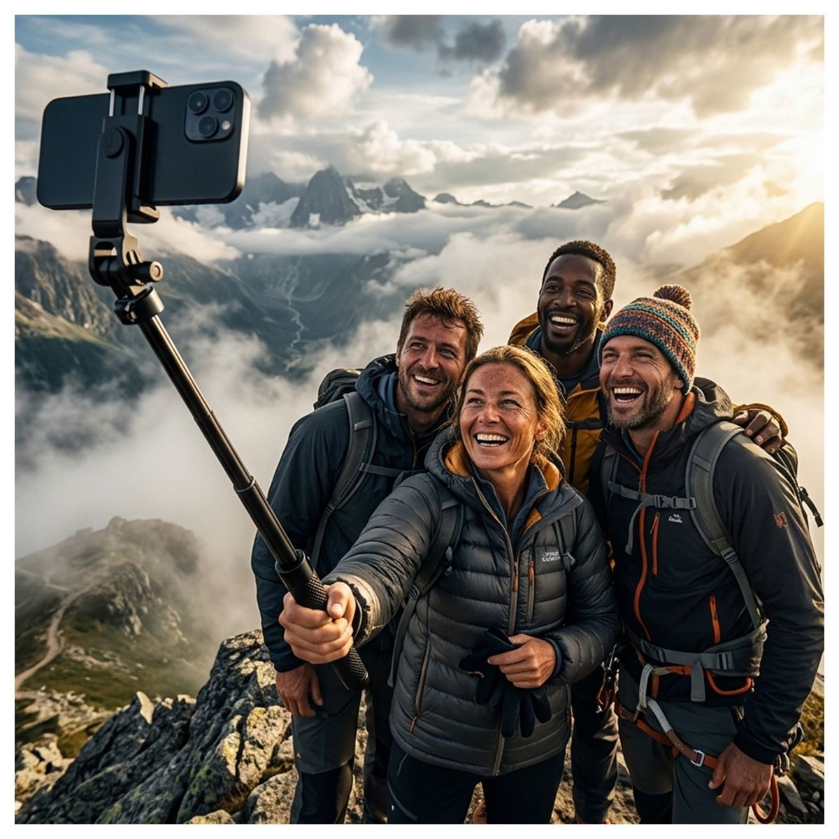 MALIK - Selfie Stick Trípode K29 2.15 m Ajustable