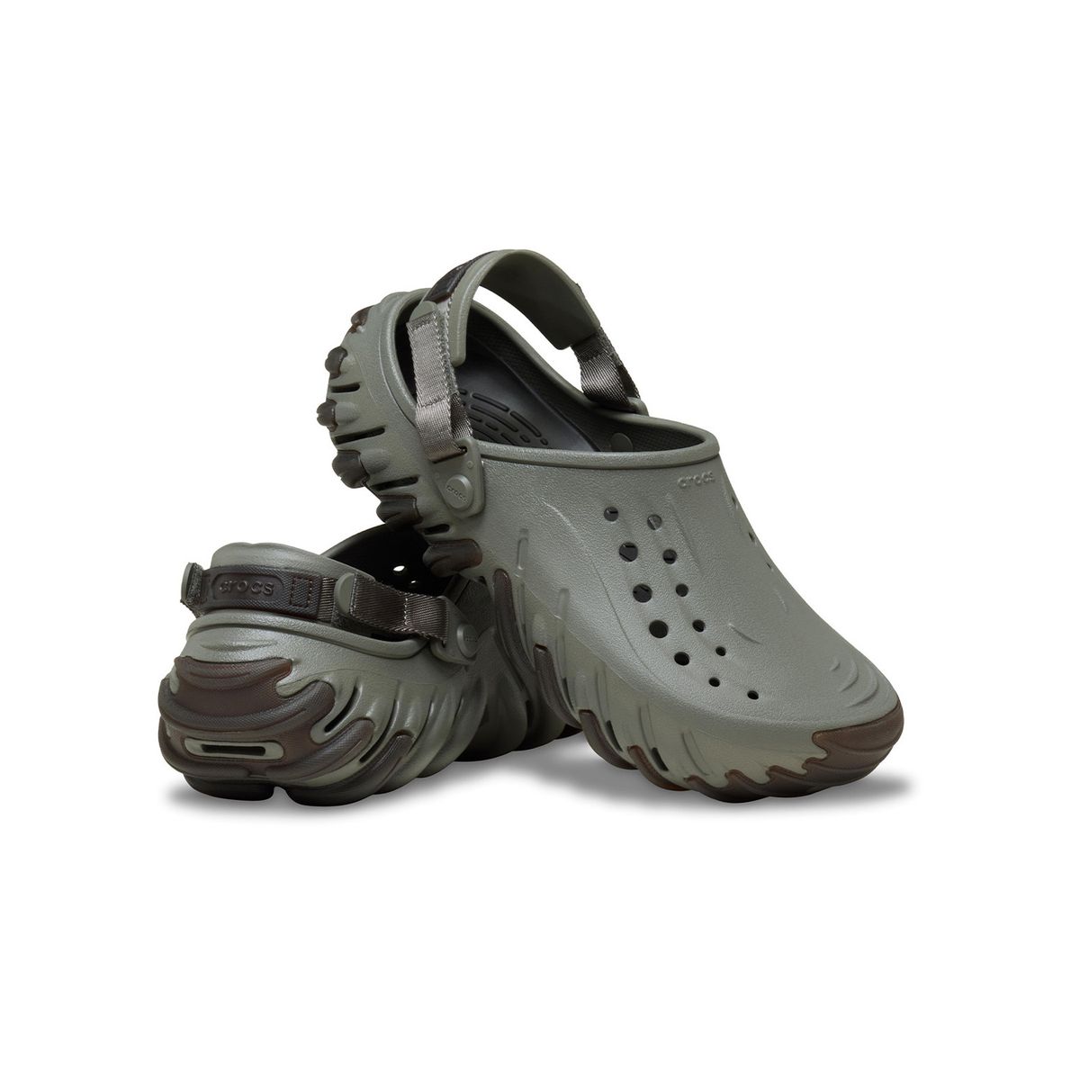 CROCS - Zueco Unisex Echo Gum Ro Clog Gris Oscuro Crocs CROCS
