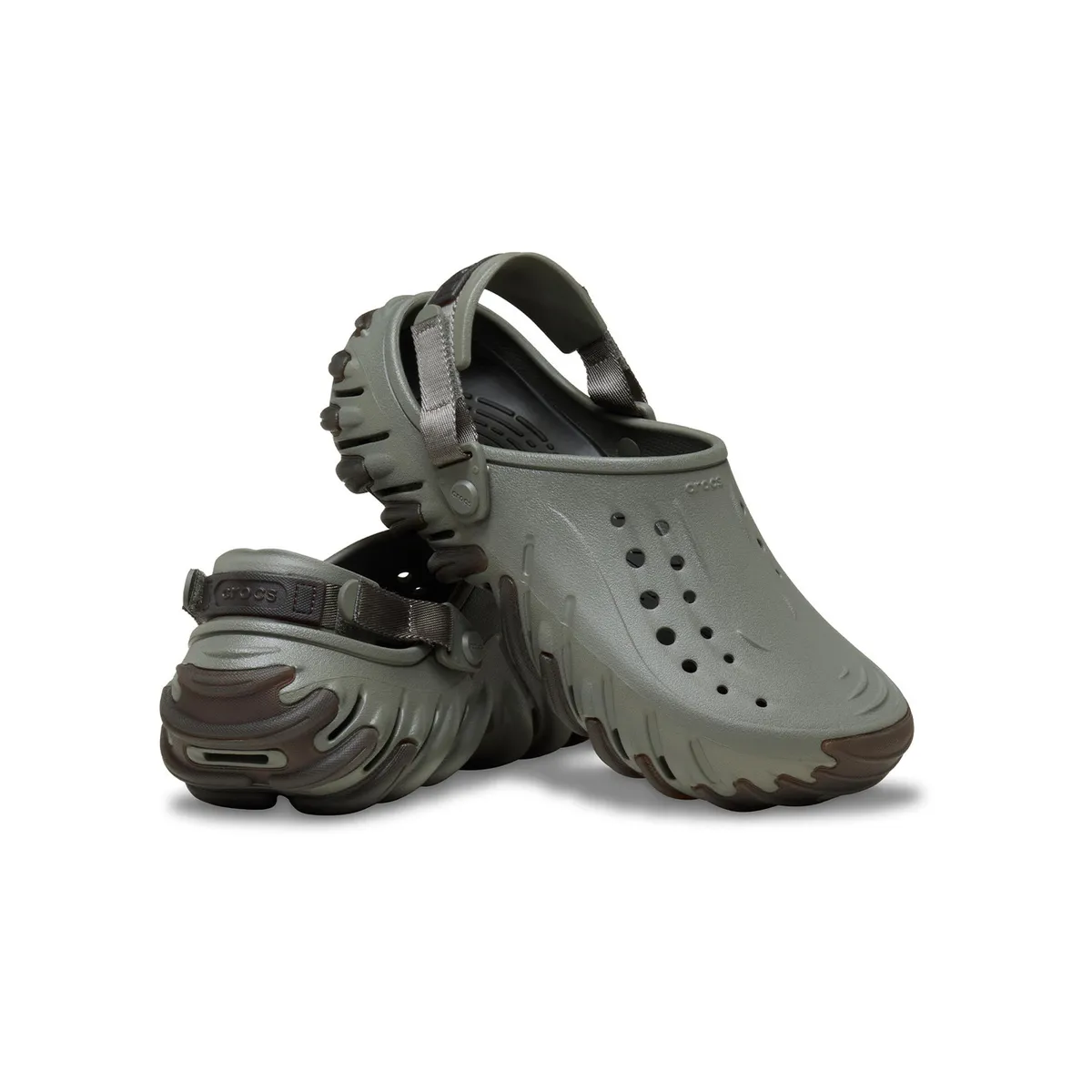 CROCS - Zueco Unisex Echo Gum Ro Clog Gris Oscuro Crocs CROCS