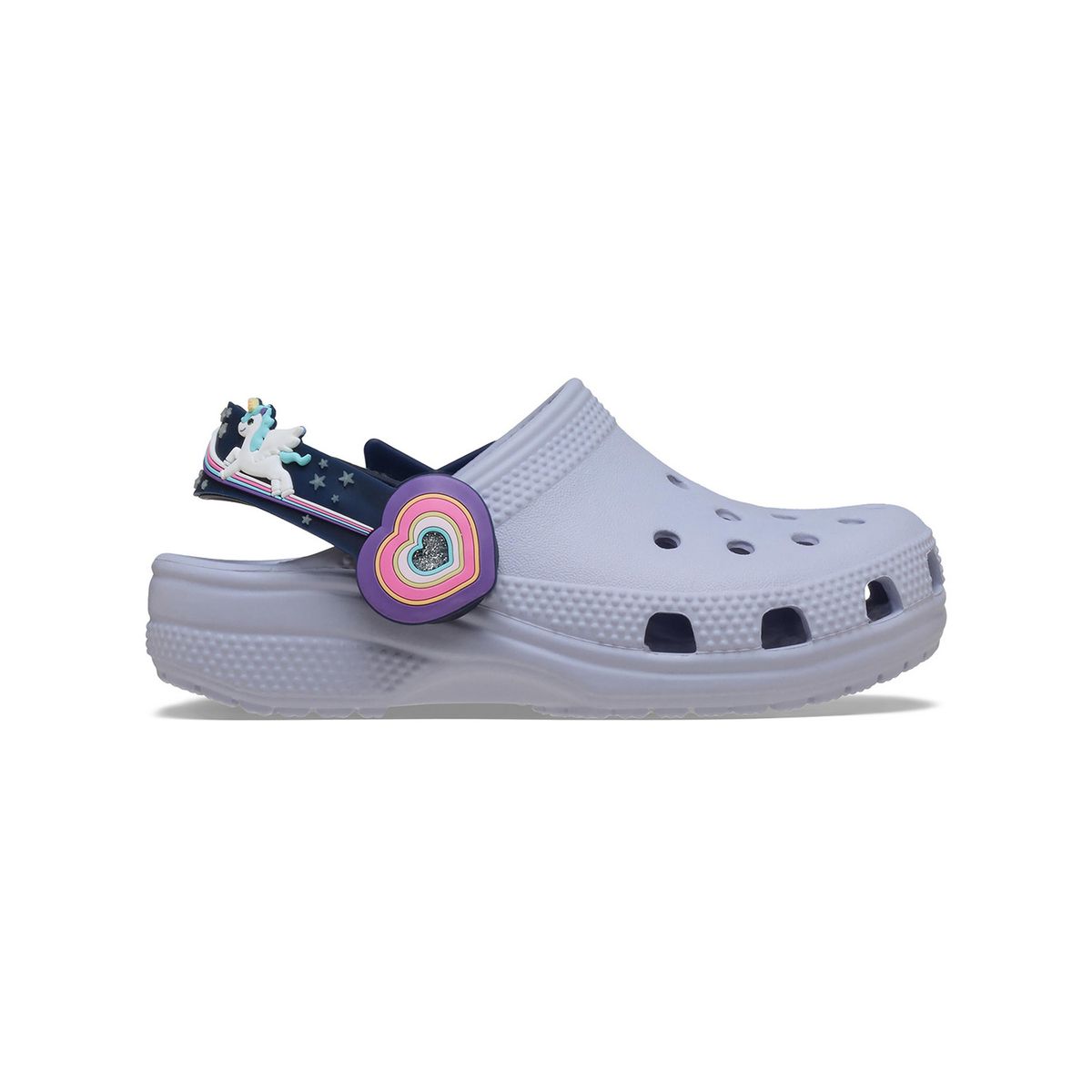CROCS - Zueco Niños Pequeños Classic Clog Con Luces Lila Crocs CROCS