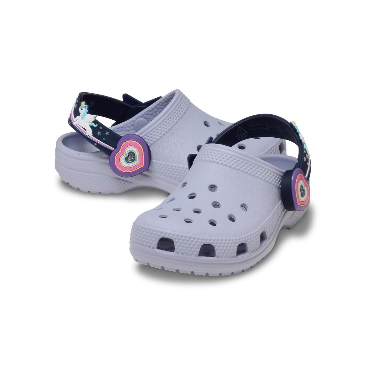 CROCS - Zueco Niños Pequeños Classic Clog Con Luces Lila Crocs CROCS