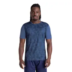 OLYMPIKUS - POLERA BASIC STAMP MANGA CORTA AZUL HOMBRE