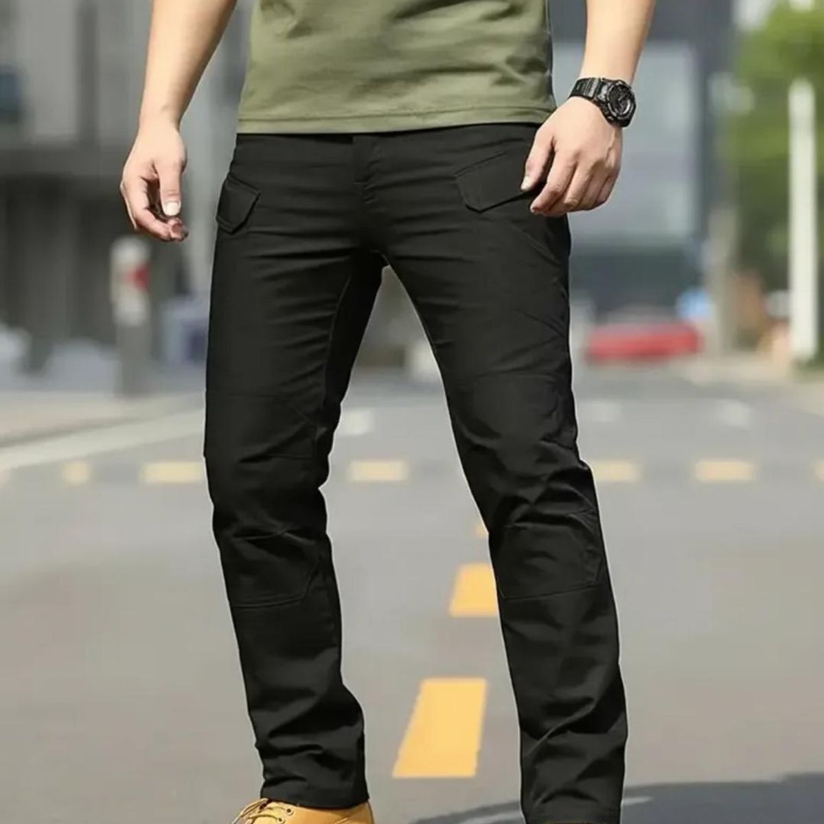 BLUE MOUNTAIN - PANTALON TACTICO MULTIFUNCIONAL PARA HOMBRE