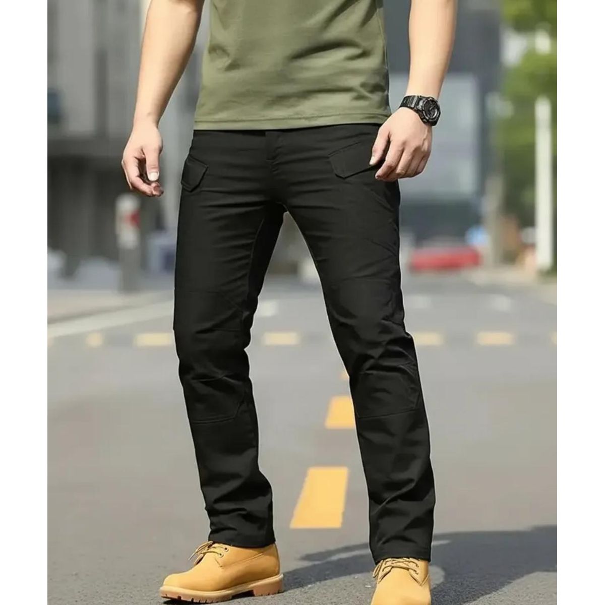 BLUE MOUNTAIN - PANTALON TACTICO MULTIFUNCIONAL PARA HOMBRE