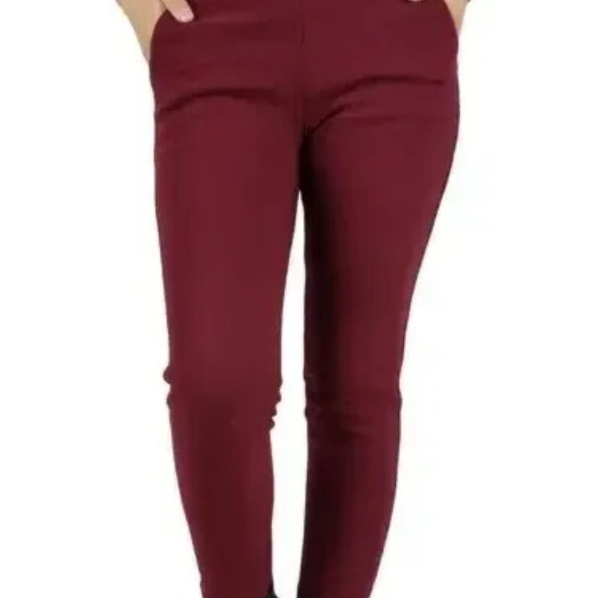 LOOK SHOP - Pantalón Calza Forro Piel. Bolsillo Cierre. M A Xl. O597