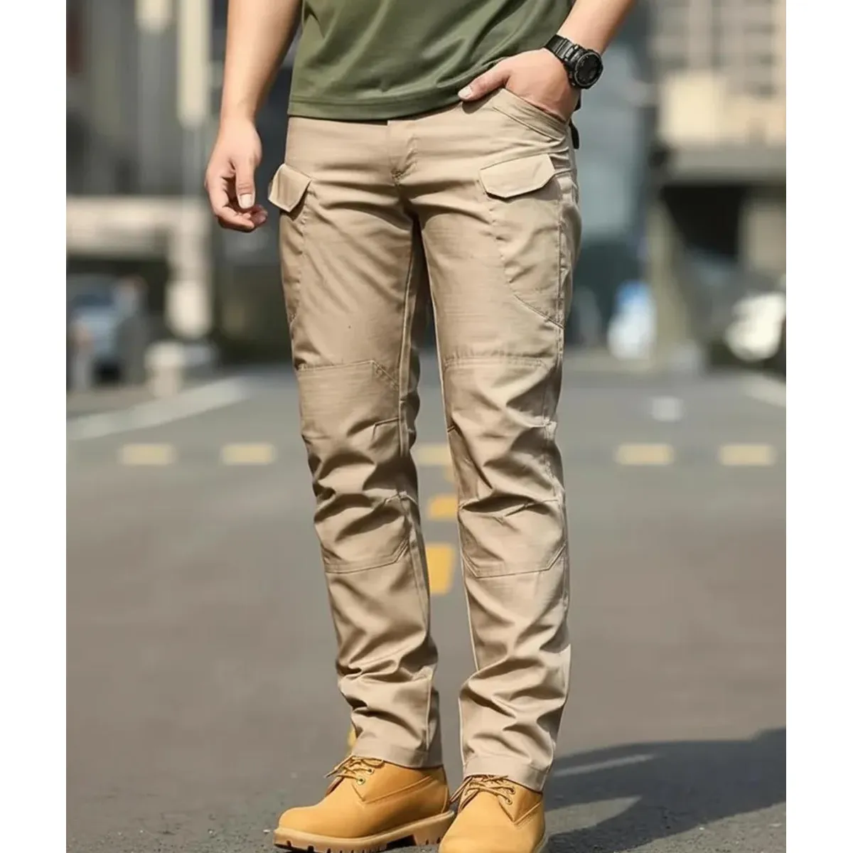 BLUE MOUNTAIN - PANTALON TACTICO MULTIFUNCIONAL PARA HOMBRE