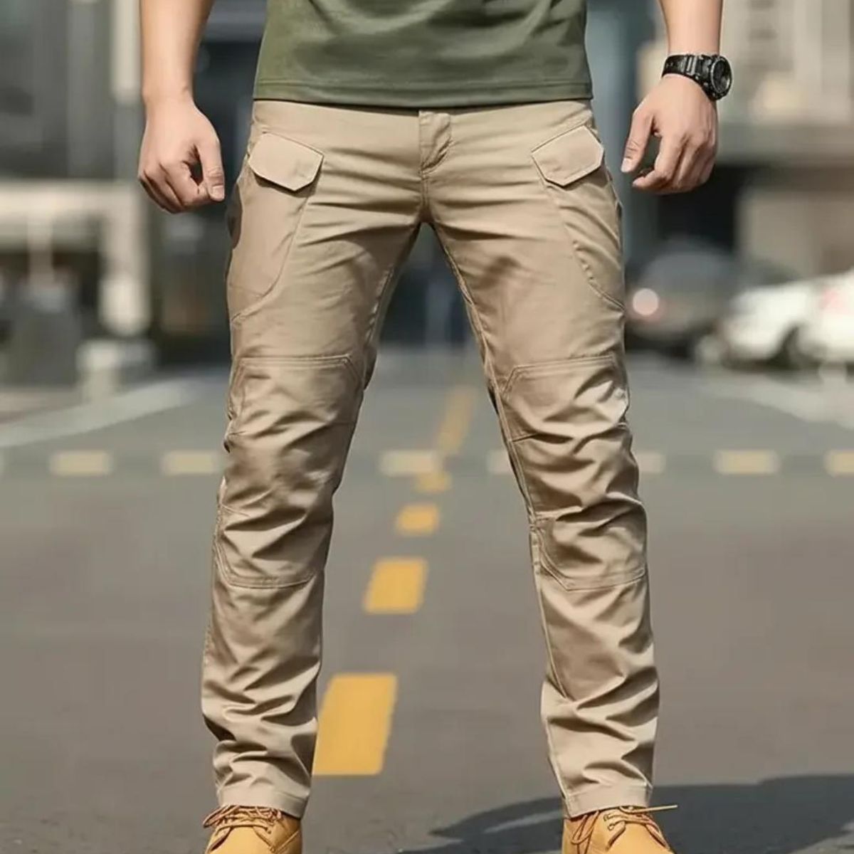 BLUE MOUNTAIN - PANTALON TACTICO MULTIFUNCIONAL PARA HOMBRE