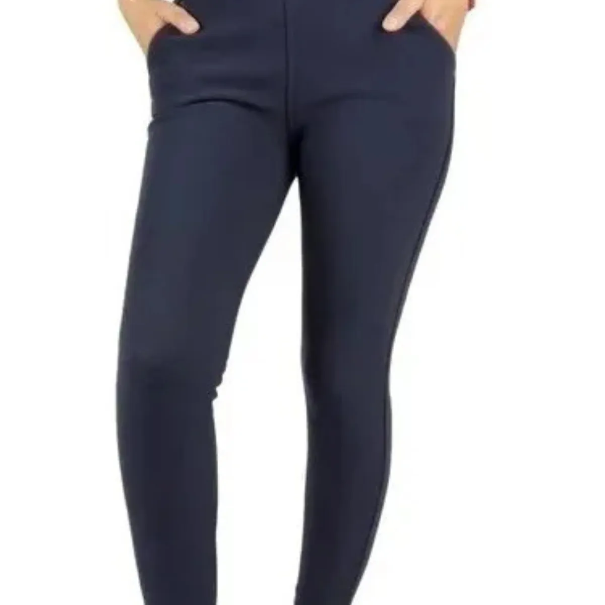 LOOK SHOP - Pantalón Calza Forro Piel. Bolsillo Cierre. M A Xl. O597
