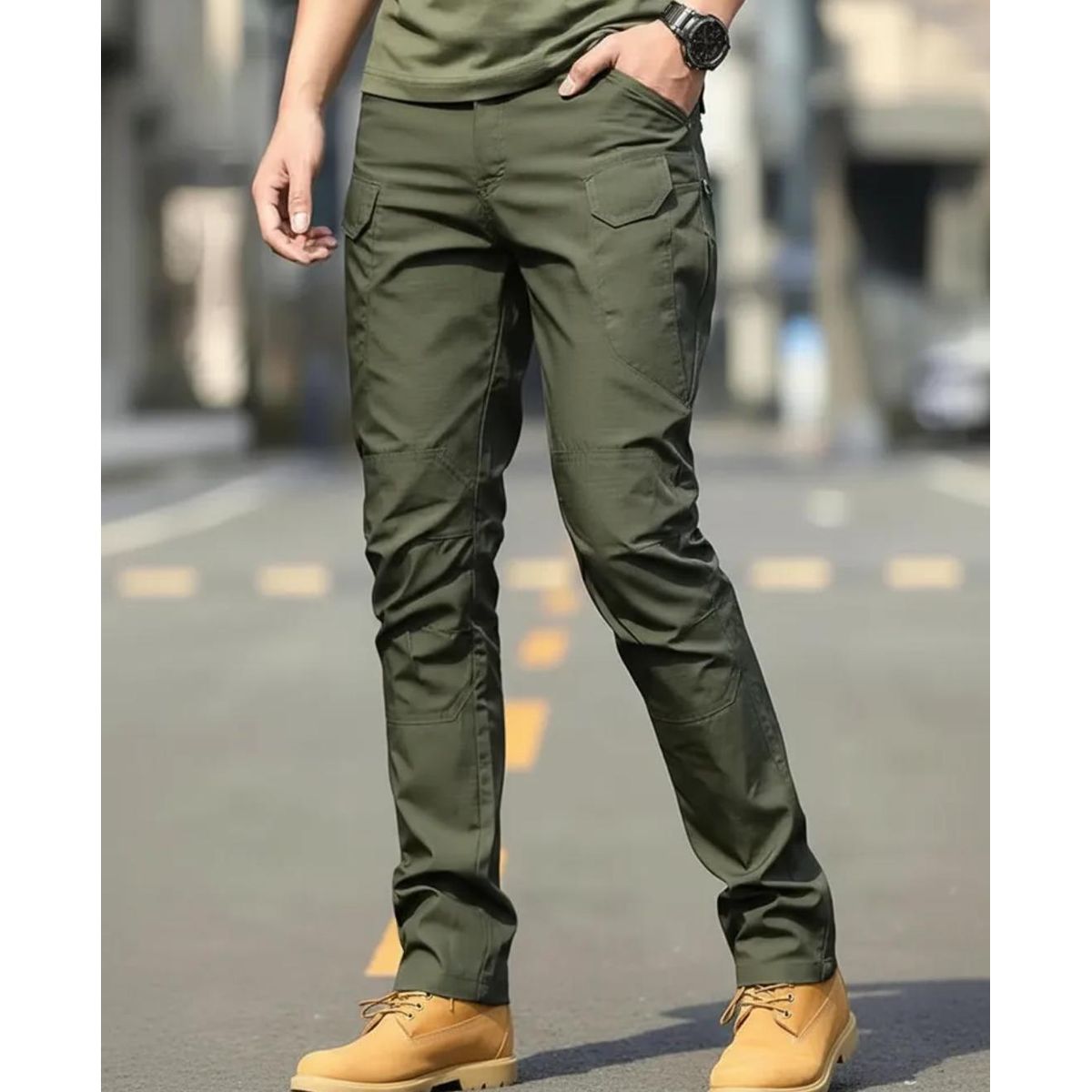BLUE MOUNTAIN - PANTALON TACTICO MULTIFUNCIONAL PARA HOMBRE